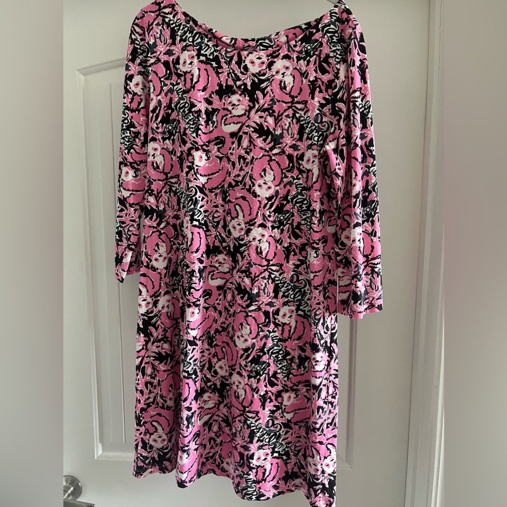 Lilly Pulitzer Bay Dress - Hanging With My Boo NWOT/L